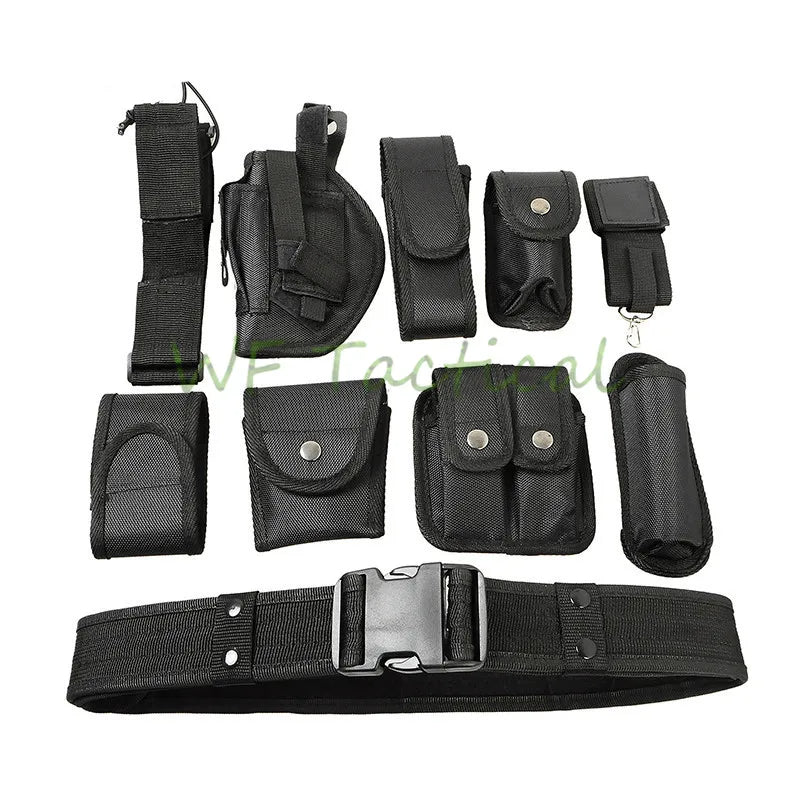 Military Multifunctional Security Belts Waist Pack Hunting Tactical Utility Kit Duty Belt Bag Training Belt Pouch Holster Bag