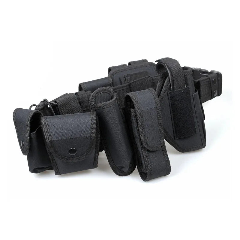 Military Multifunctional Security Belts Waist Pack Hunting Tactical Utility Kit Duty Belt Bag Training Belt Pouch Holster Bag