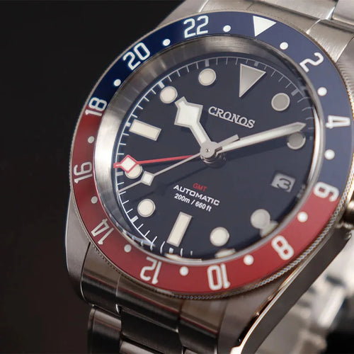 Cronos Luxury Men's Watches 41mm Diver BB58 Automatic Wristwatches Female End Links Sapphire 20 Bar Waterproof BGW-9 Lum L6017