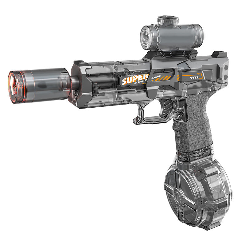 Firelight Ice Rat Flashing Electric Water Gun Children's Toy Water Spray Continuous High-Pressure Powerful Long-Range New Linkage Water Gun