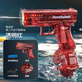 Firelight Ice Rat Flashing Electric Water Gun Children's Toy Water Spray Continuous High-Pressure Powerful Long-Range New Linkage Water Gun
