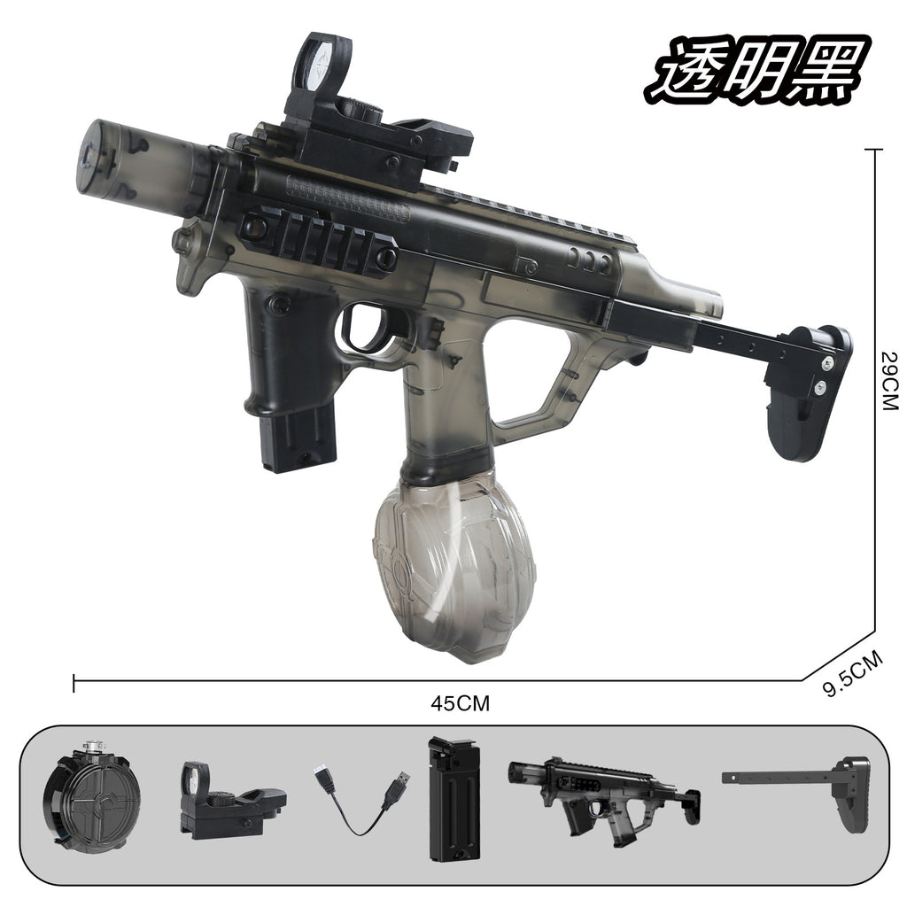 Firelight Ice Rat Flashing Electric Water Gun Children's Toy Water Spray Continuous High-Pressure Powerful Long-Range New Linkage Water Gun