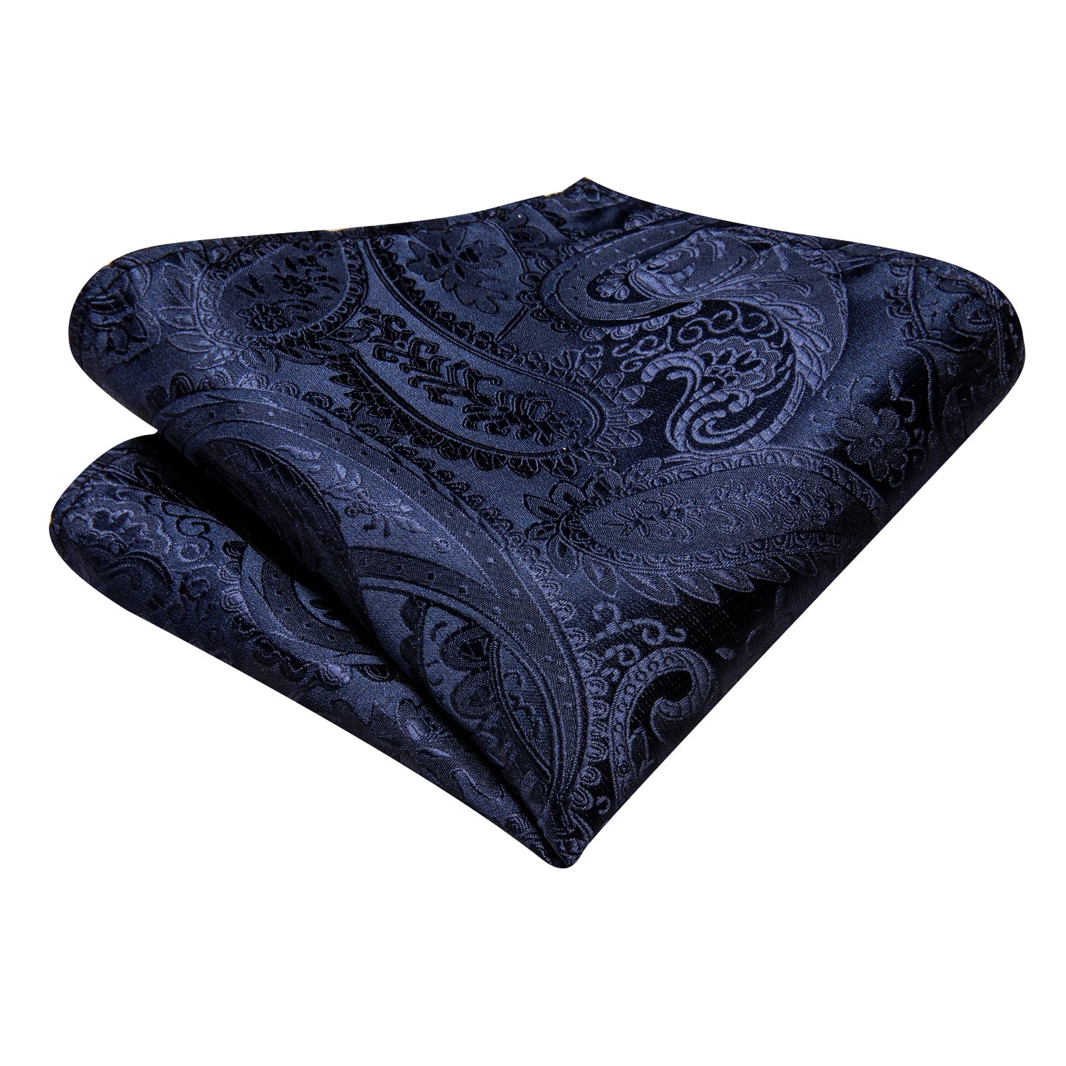 Hi-tie Paisley Blue Textured Printed Men's Ties Elegant Fashion Tie Accessories Daily Ties Wedding silk Party Gift Sets