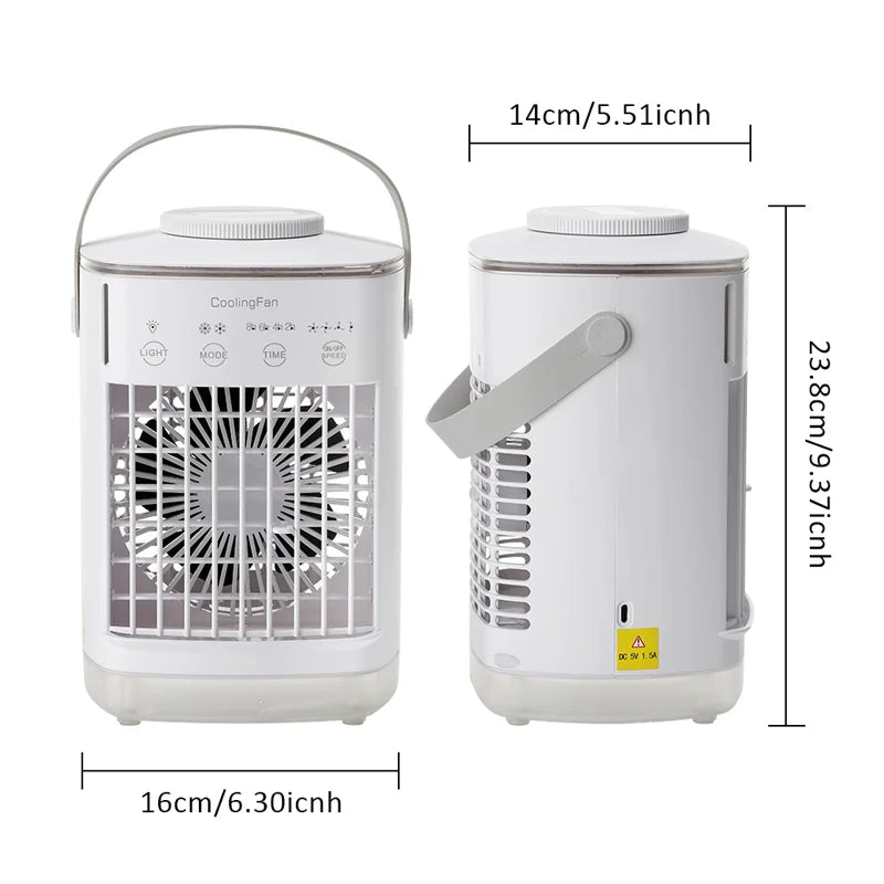 Desktop air conditioner fan small air cooling machine small air conditioner household water cooling fan summer dormitory artifac