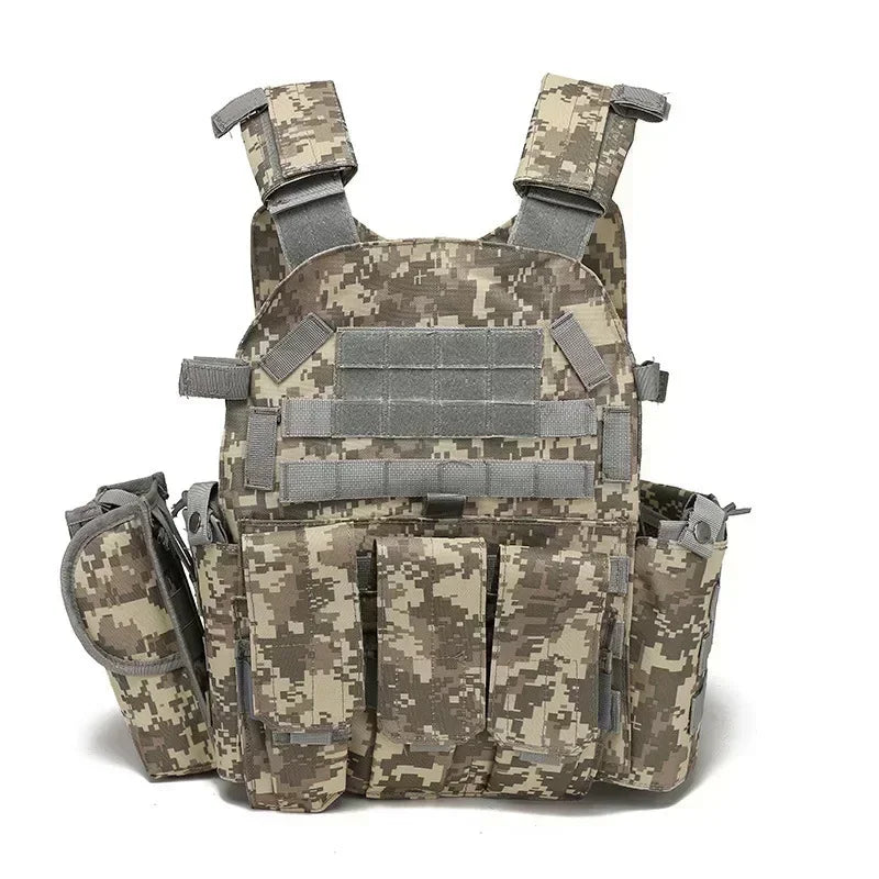 2026 Tactical Vest Body Armor Combat Army Gear Hunting Plate Carrier Airsoft Accessories Wargame Pouch  Vest
