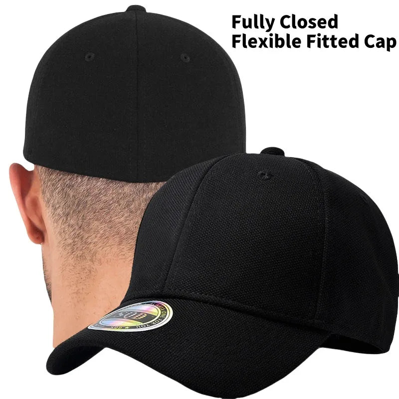 High Quality Baseball Cap Men Snapback Hats Caps Men Fitted Closed Full Cap Women Gorras Bone Male Trucker Hat Casquette