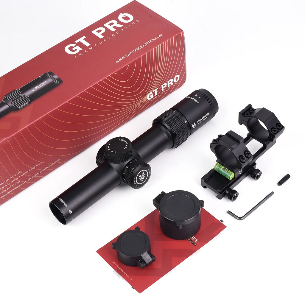 Tactical 1-5X24IR Scope Cross Reticle Sight Wide Angle Riflescope Airsoft Sight Hunting Optics Shooting Riflescope for AR