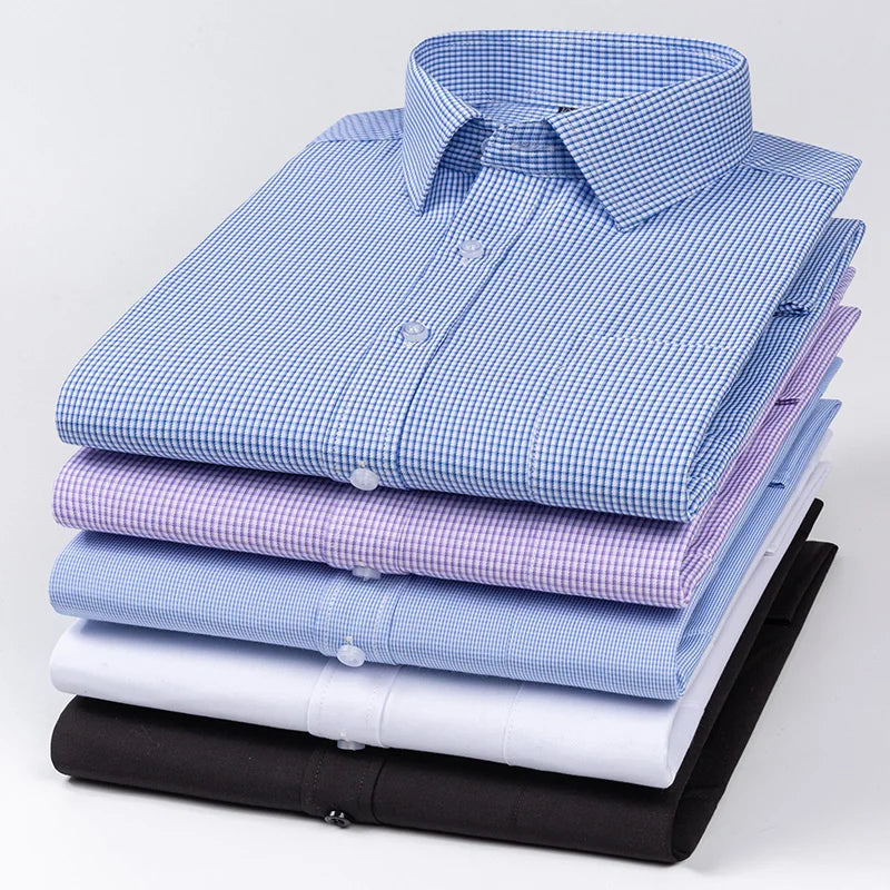 2026 Long Sleeve  Chemise Homme Tops for Men  Mens Clothing  White Shirt  Mens Fashion Clothing Trends