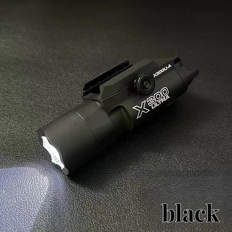 Tactical Light X300 X300U Nylon Pistol Gun Strobe LED Light Fit 20mm Rail Airsoft Hanging Hunting Flashlight