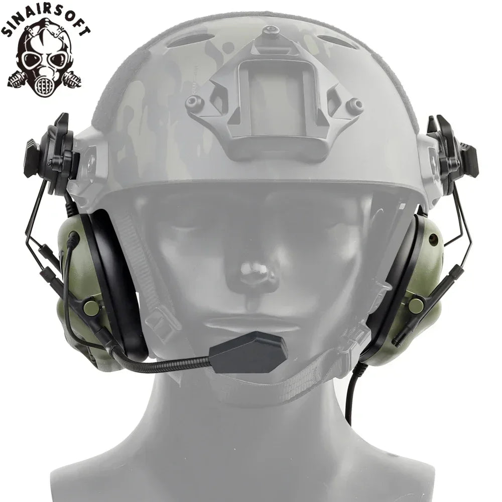 Tactical Gen5 Headset Non-picking Noise-Cancelling Headset For Militar Helmet Headset Baofeng Radio PTT Adapter Mobile Earphone