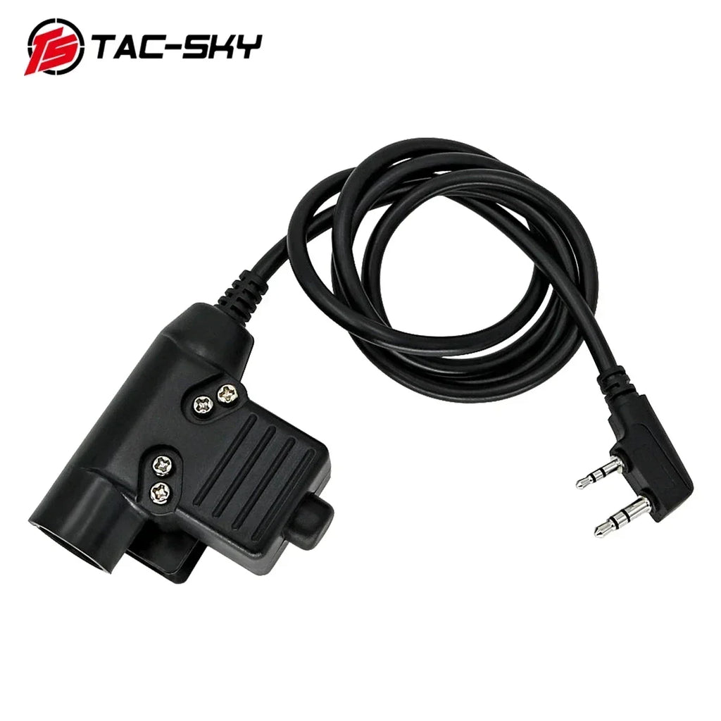 TAC -SKY TSCII Tactical Headset with ARC Rail Adapter Hearing Protection Airsoft Headphones Noise-cancelling Shooting Earmuff