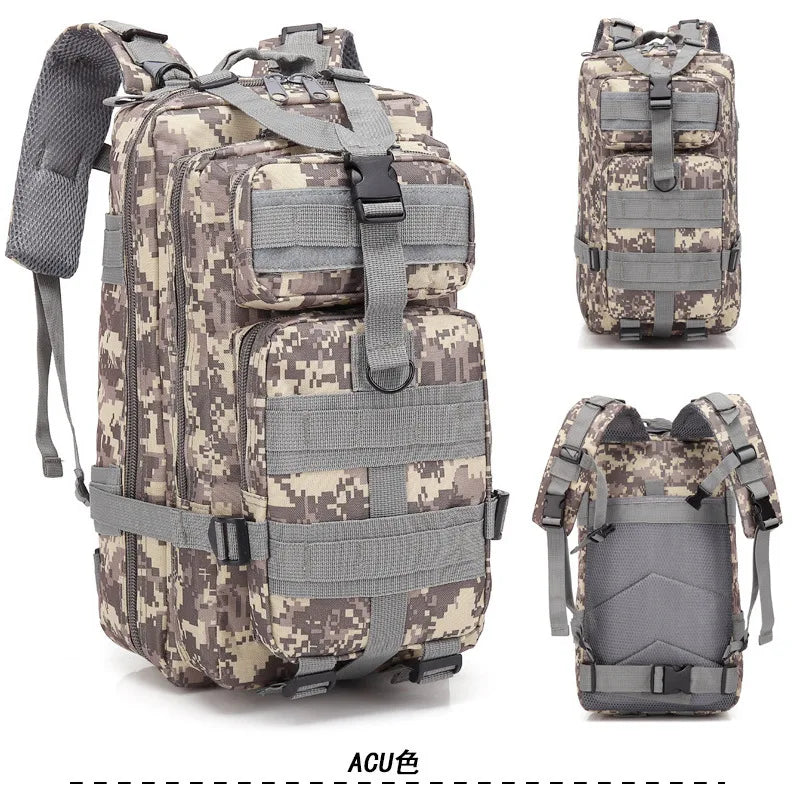 1000D 30L Military Tactical Assault Backpack Army Waterproof Bug Outdoors Bag Large For Outdoor Hiking Camping Hunting Rucksacks