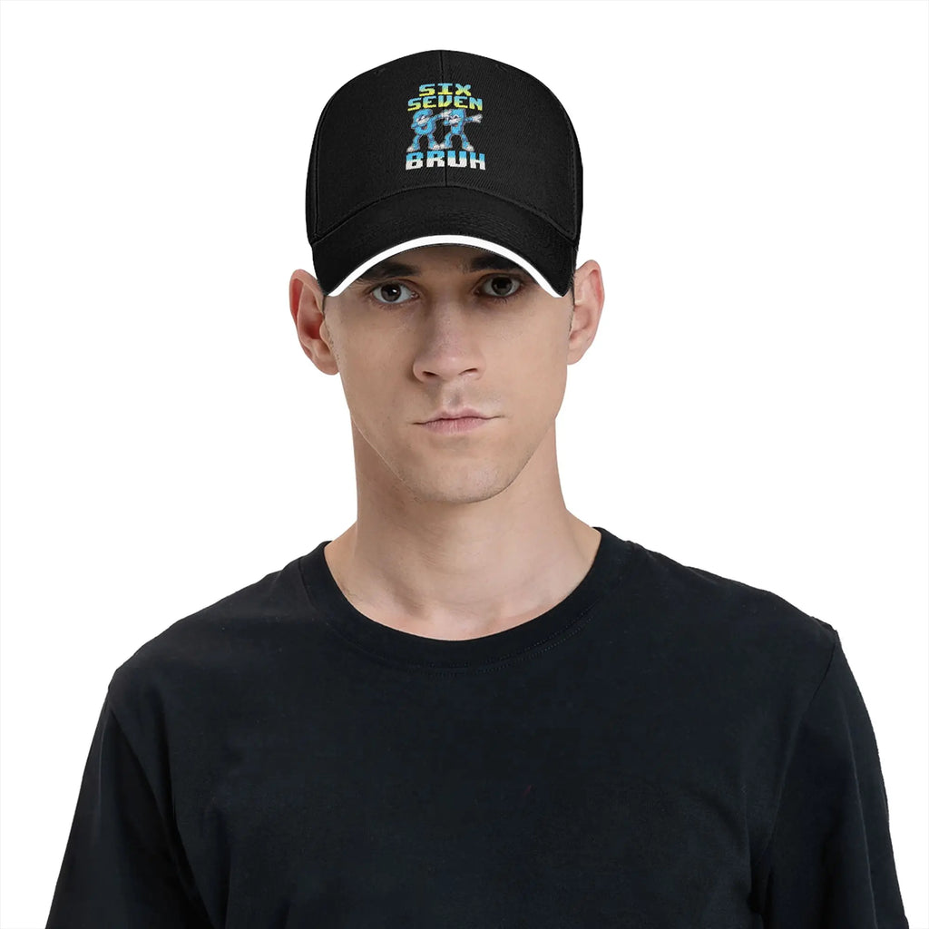 Baseball Cap Bruh 67 Six Seven 6-7 Steal A Brainrot Kids Casquette  Hats Cap , Unique Formal Activities Adjustable Fit Sun Cap