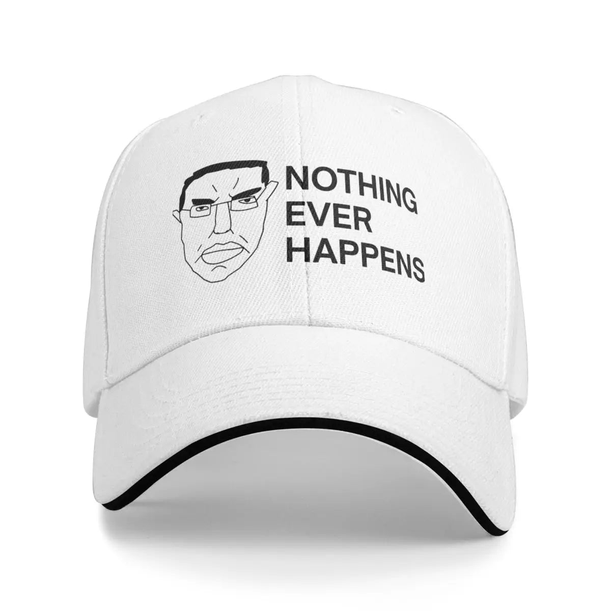 Baseball Caps Fun Chudjak Chud Meme Nothing Ever Happens Casquette Female Male Outdoor Summer Caps