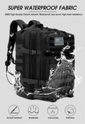 60L Army Military Tactical Backpack Men's Travel Large Capacity Rucksacks Men Waterproof Outdoor Sports Multi-functional Bags
