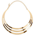 Collier Femme Maxi Necklace Collares Statement Chunky Choker Statement Brand Luxury Gold Color Jewelry Women Fashion Free Gift