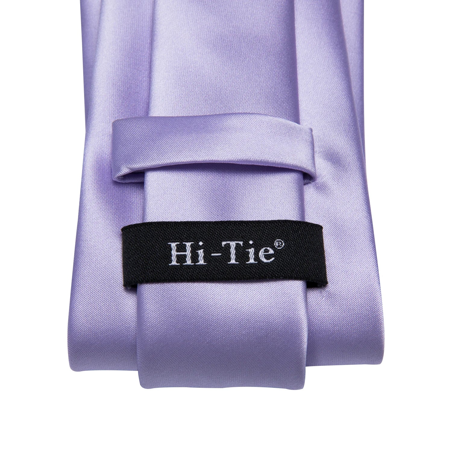 Hi-Tie Gifts For Men Purple Lavender Solid Men's Tie Luxury NeckTie Hanky Cufflinks Set Formal Dress Ties For Men Wedding
