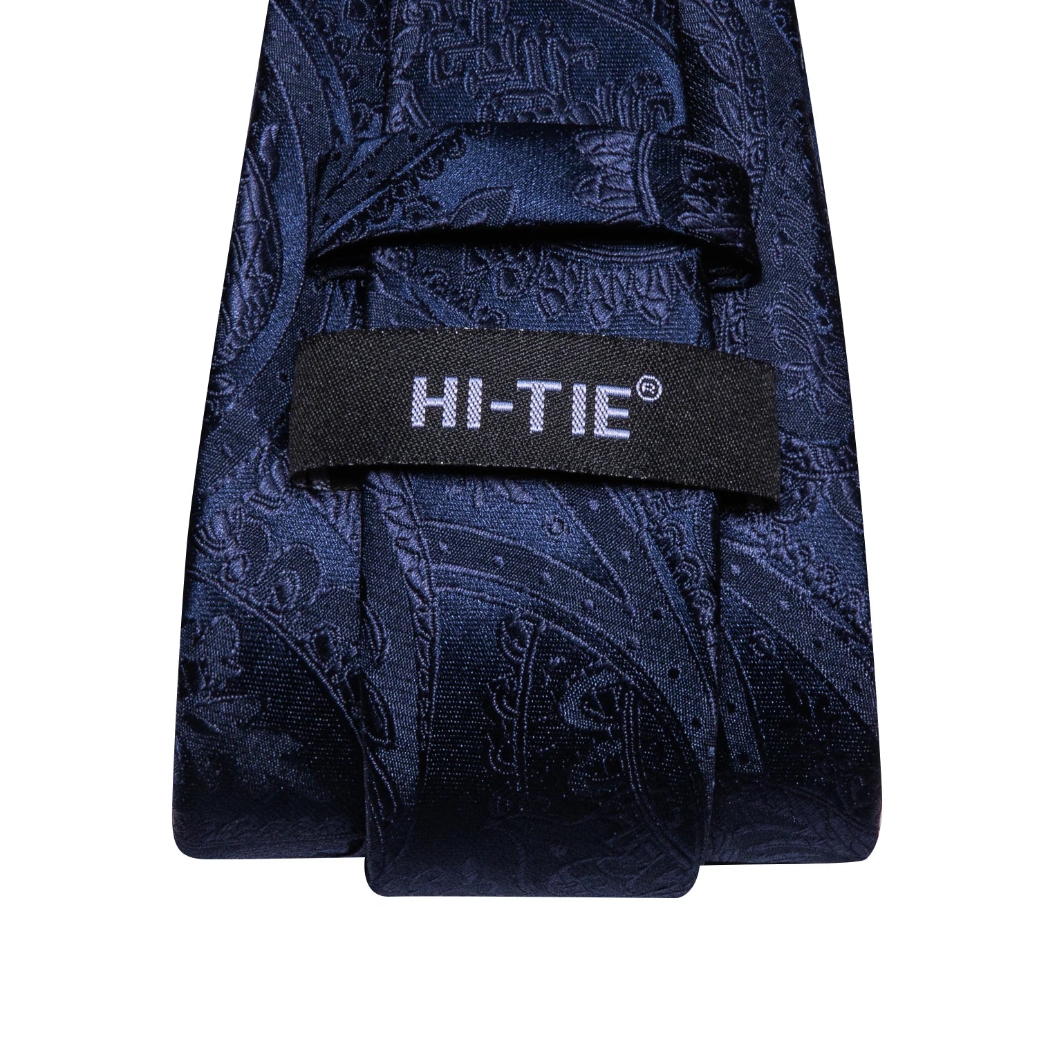 Hi-tie Paisley Blue Textured Printed Men's Ties Elegant Fashion Tie Accessories Daily Ties Wedding silk Party Gift Sets