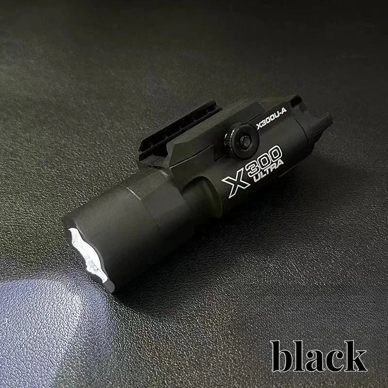 Tactical Light X300 X300U Nylon Pistol Gun Strobe LED Light Fit 20mm Rail Airsoft Hanging Hunting Flashlight