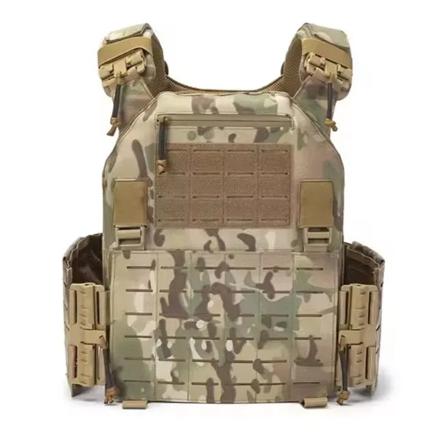 New combat vest 6094 quick detachable light laser cut tactical vest black gear to carry Protective plate