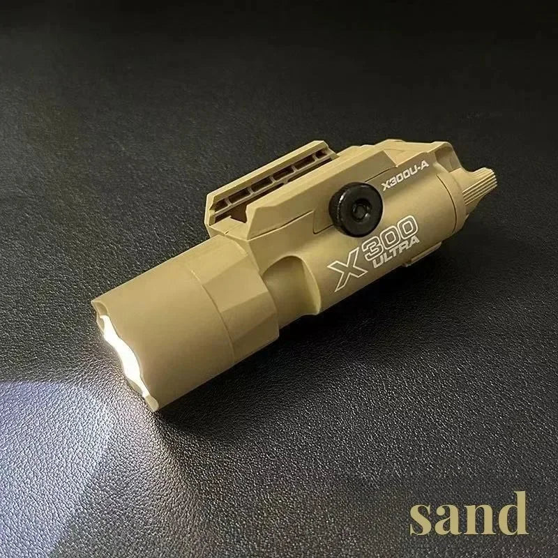 Tactical Light X300 X300U Nylon Pistol Gun Strobe LED Light Fit 20mm Rail Airsoft Hanging Hunting Flashlight