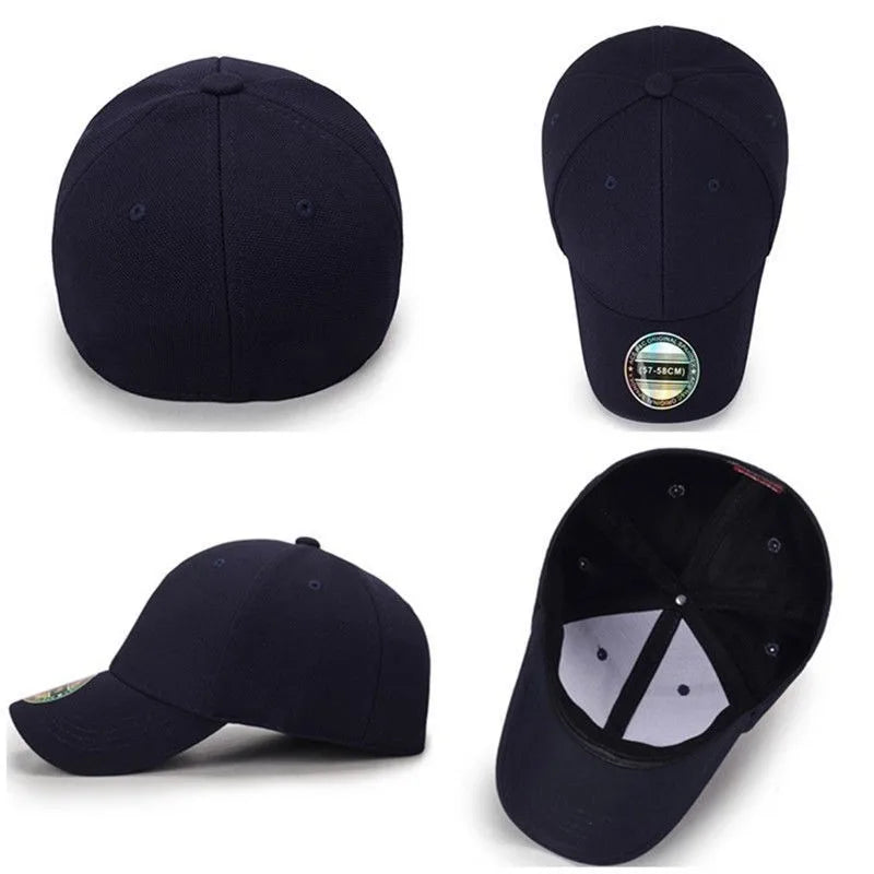 High Quality Baseball Cap Men Snapback Hats Caps Men Fitted Closed Full Cap Women Gorras Bone Male Trucker Hat Casquette