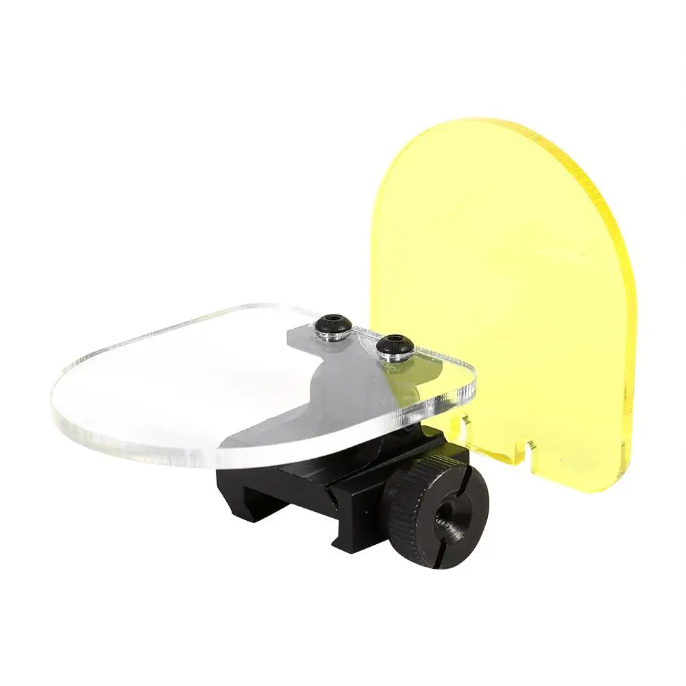 Tactical Flip Up 20mm Scope Mount Transparent Bulletproof Lens Protector Cover Airsoft Riflescope Red Dot Sight Accessories